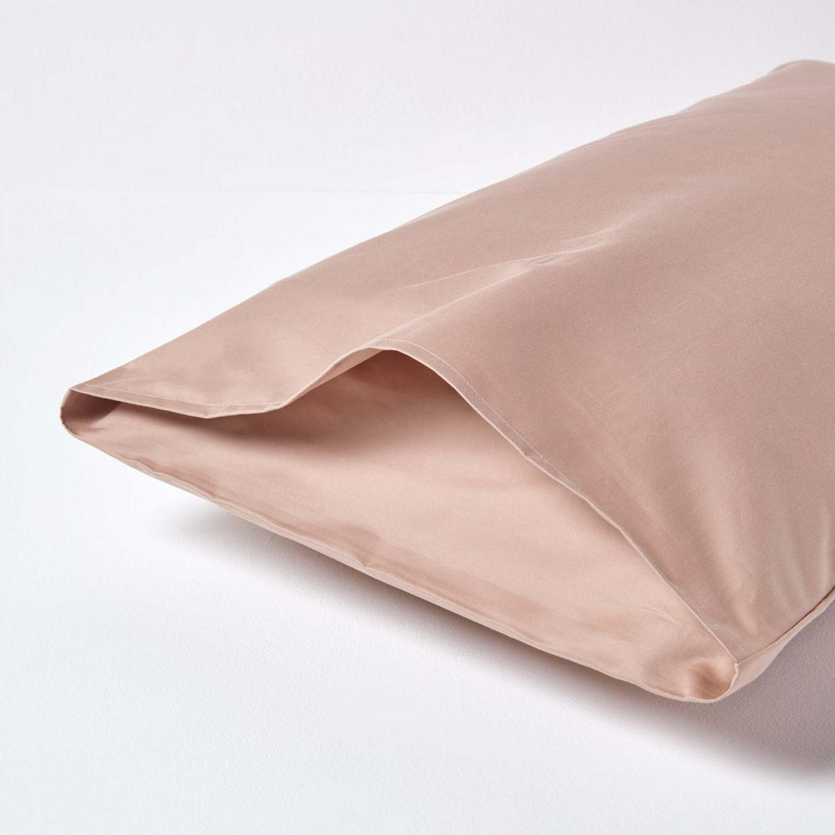 KISSENBEZUG Premium, Ägyptische Baumwolle, Fadendichte 1000 - Beige, Textil (48/74cm) - Homescapes