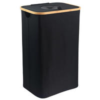 FLASCHENSAMMLER PET - Schwarz, Naturmaterialien (33/70/44cm) - Mömax