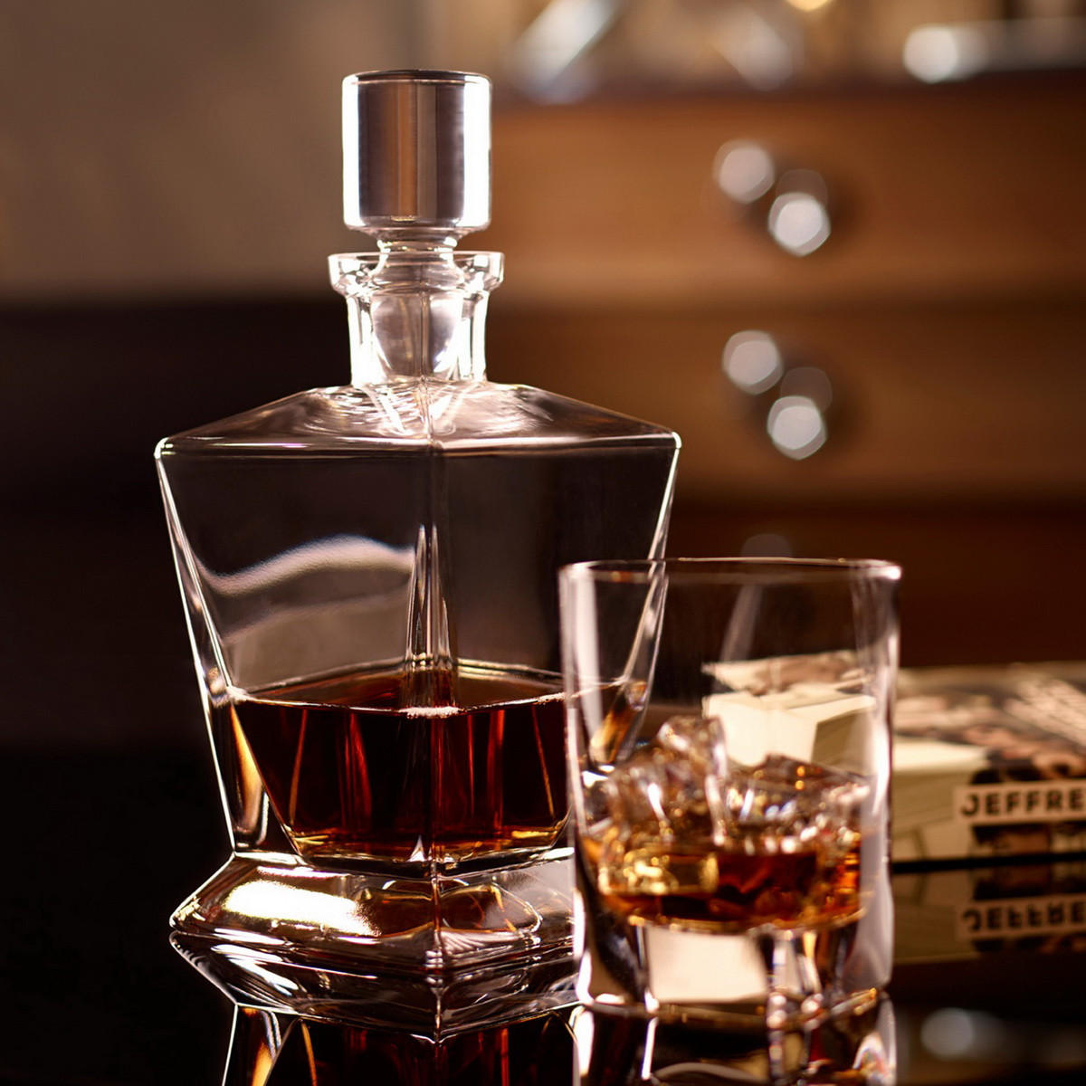 WHISKYGLÄSER Caro, 6er-Set, 280 ml, Handgemacht - Transparent, Glas (0.28L) - Krosno Glass