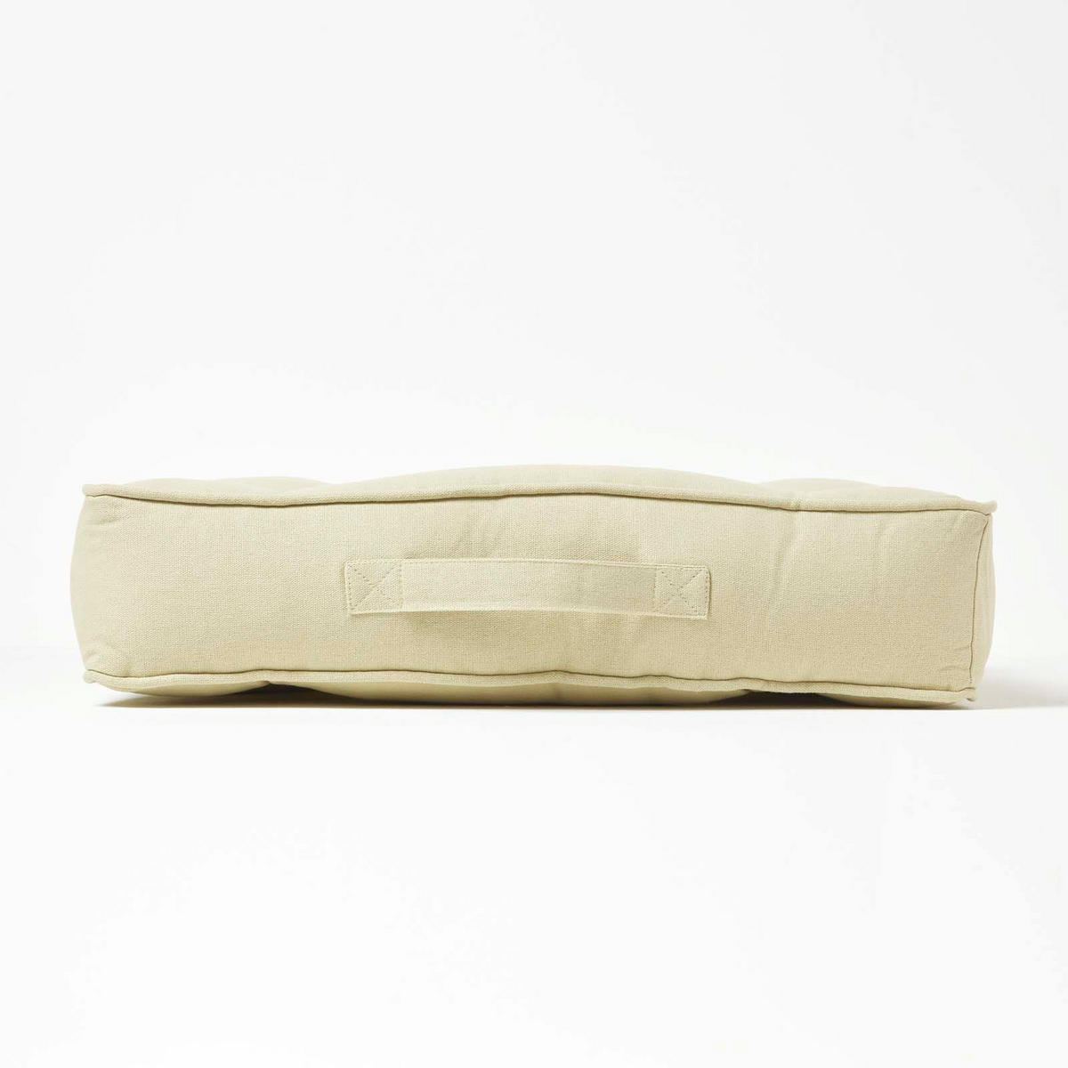 SITZKISSEN mit Aussparung hellgrün 50/50/10 cm – Entlastungskissen, Baumwolle - Hellgrün, Textil (50/50/10cm) - Homescapes