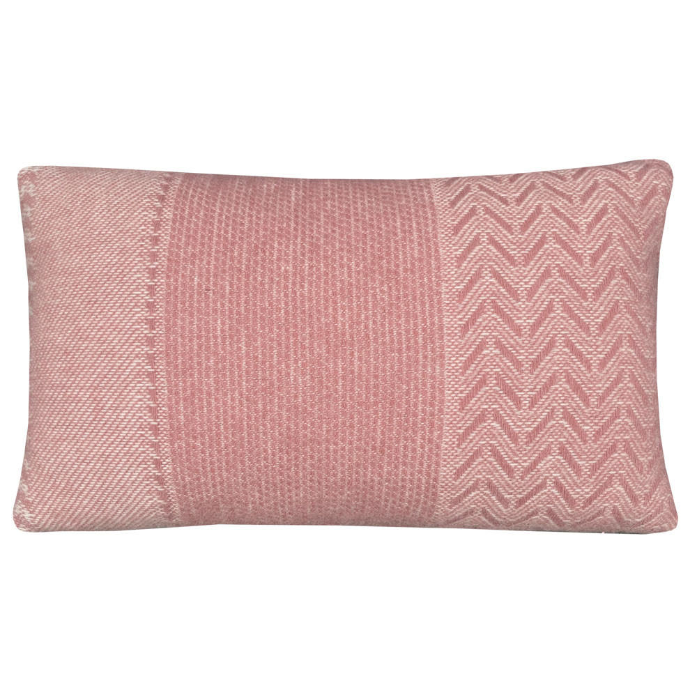 WOLLKISSEN Uptown rosa Rechteck 35x60 - Pink, Textil (60/35/12cm) - Malagoon