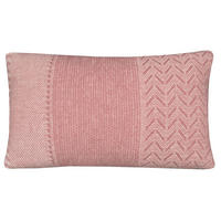 WOLLKISSEN Uptown rosa Rechteck 35x60 - Pink, Textil (60/35/12cm) - Malagoon