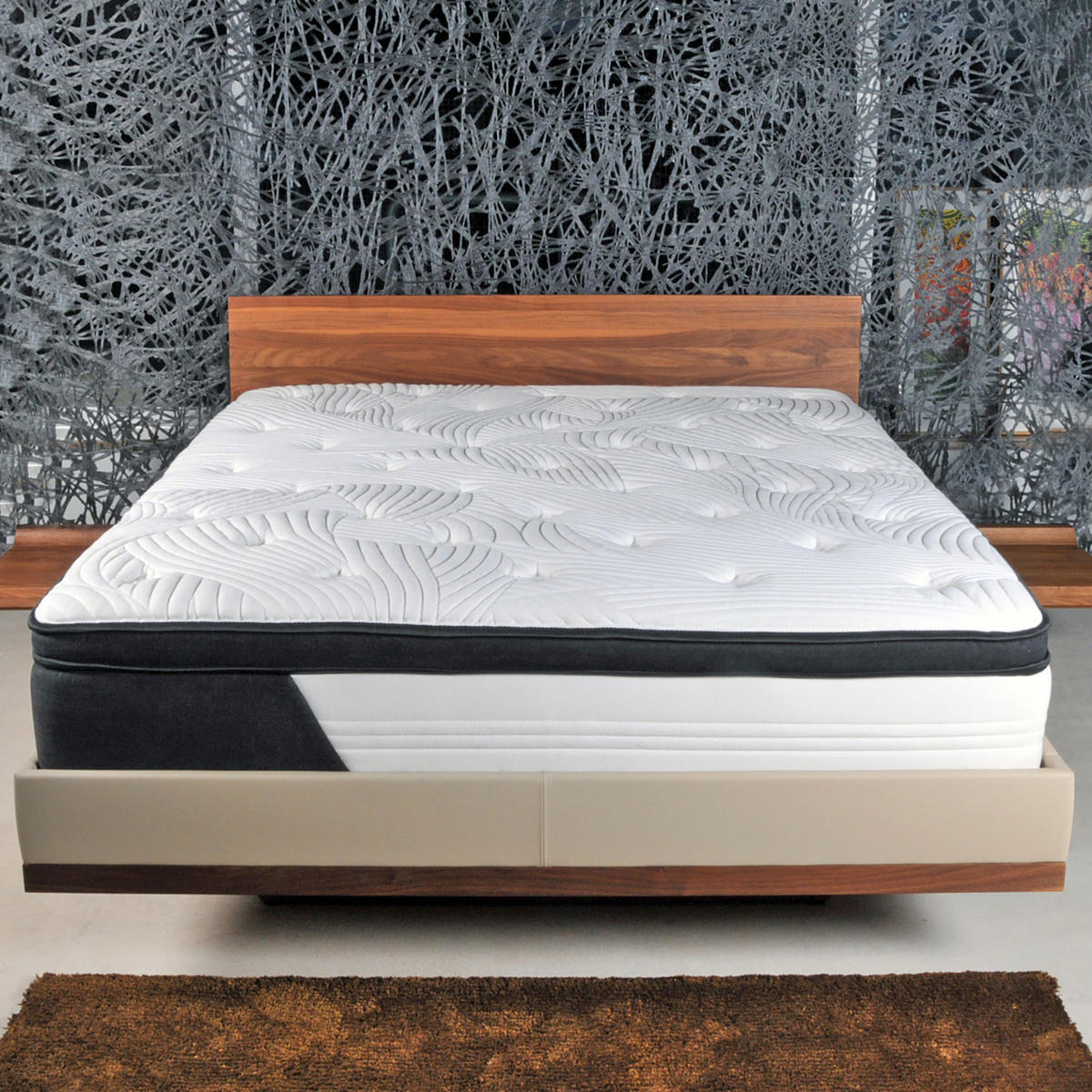 TASCHENFEDERKERNMATRATZE 160X200 CM, MATRATZE CASSIE - Weiß, Textil (160/200cm) - Weber Industries