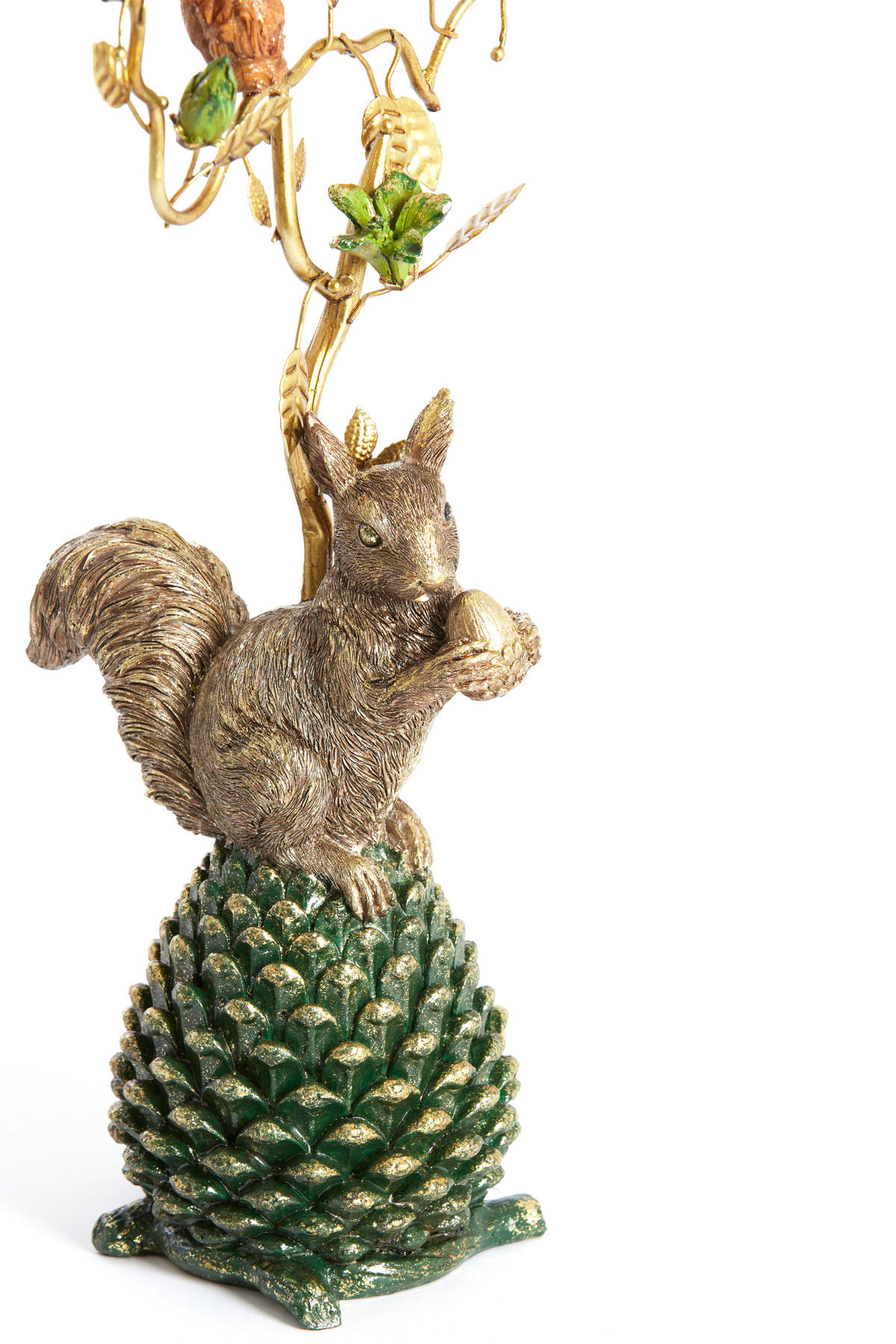 KERZENHALTER Myrin Grün 27/15.5/50 cm - Grün, Metall (15.5/50/27cm) - Light & Living