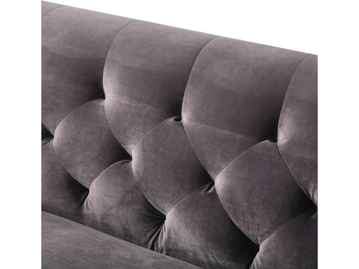 3-SITZER-SOFA Bruce Dunkelgrün - Dunkelgrün, Textil/Metall (196/82/76cm) - Habitat Garten