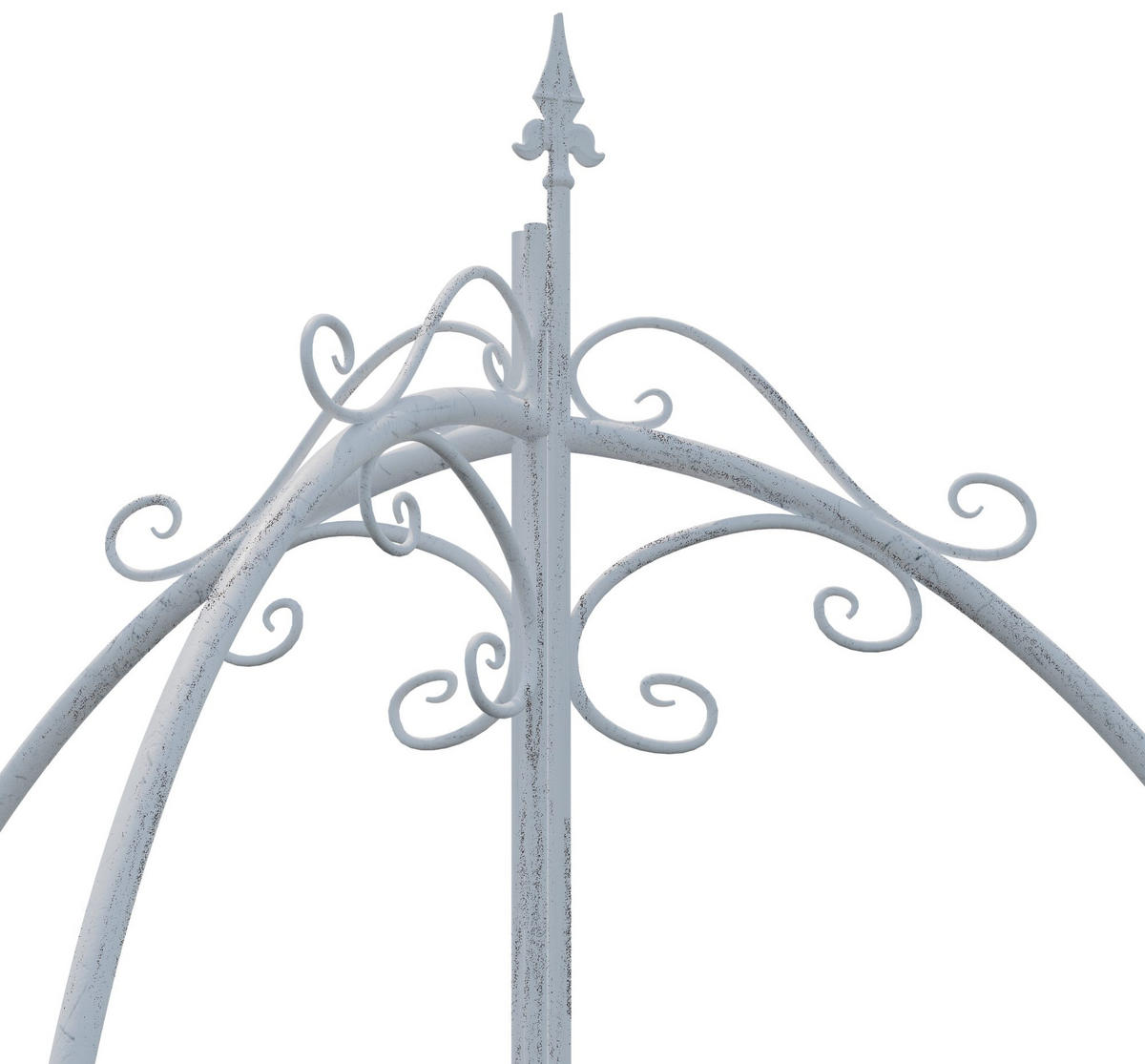 RANKGITTER Metall Antik Weiß - Weiß, Metall (70/234/70cm) - CLP