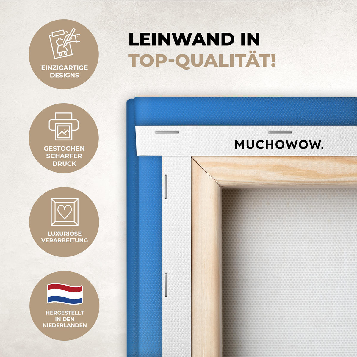 LEINWANDBILD Strand - Palme - Tropisch - Meer 40x60 cm - Grün, Textil (40/60cm) - MuchoWow