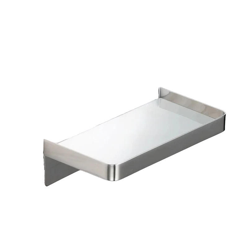 BADEWANNENABLAGE – 18 x 9,5 x 5,5 cm – Glänzend Silber - Silberfarben, Metall (19/6/11cm)