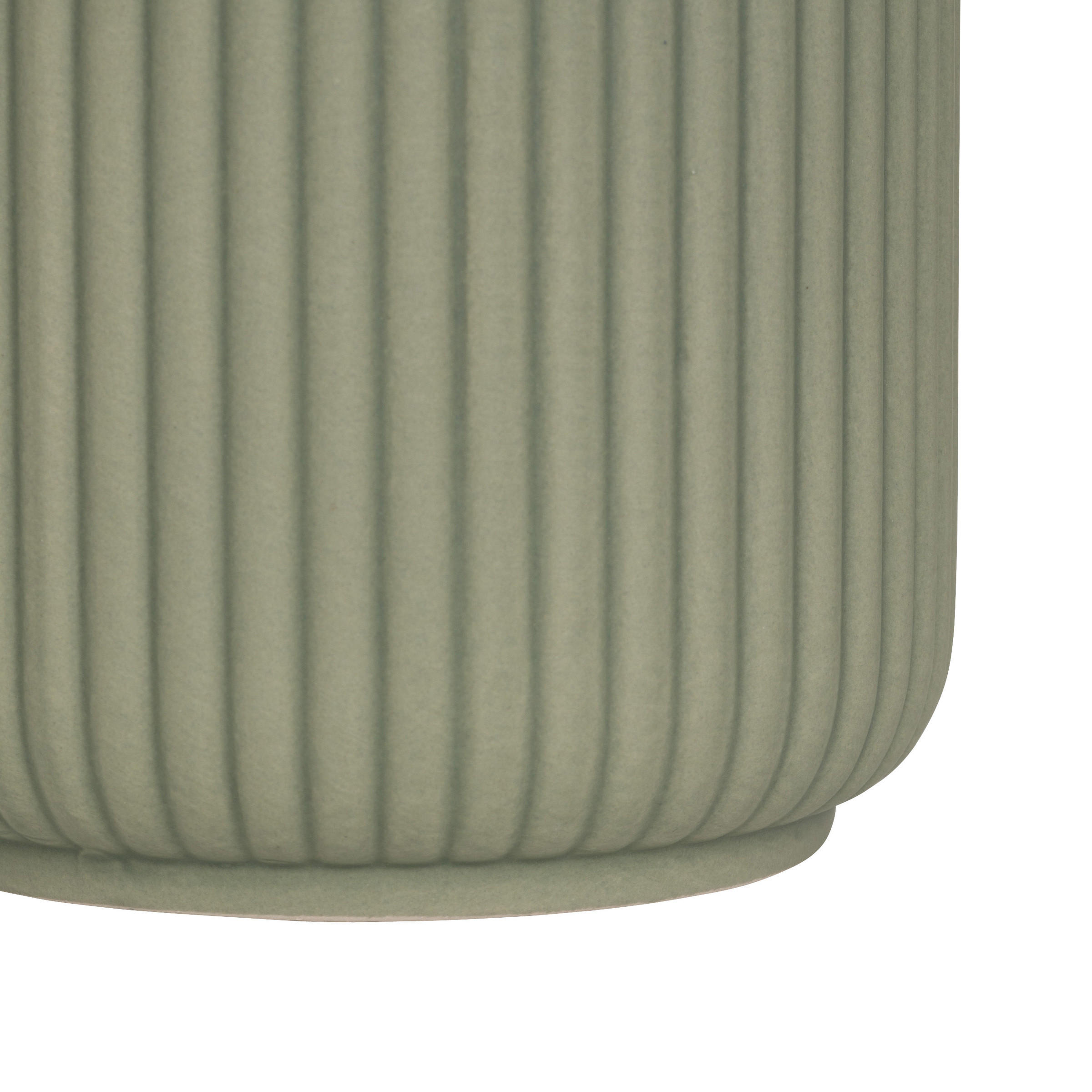 BLUMENTOPF Dolomit Nuria 13,5/12 cm - Grün, Stein (13.5/12/13.5cm) - Atmosphera Createur d´interieur