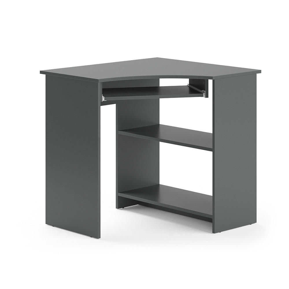 ECKSCHREIBTISCH Odin Anthrazit 83 x 76 cm - Anthrazit, Holzwerkstoff (76/83/77cm) - Vicco