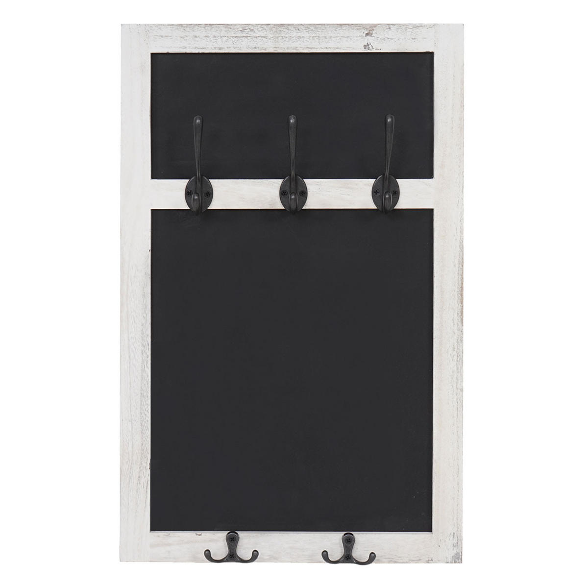 WANDGARDEROBE MIT KREIDETAFEL Weiß - Weiß, Holz (34/55/7cm) - MCW