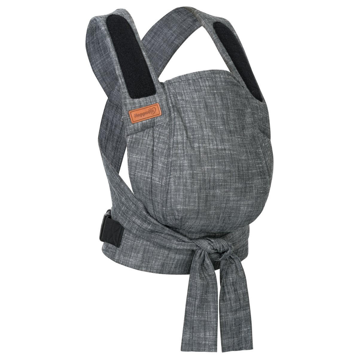 BABYTRAGE Bondolino b.pure - Graphitfarben, Textil (26.5/7.2/38.5cm) - Hoppediz
