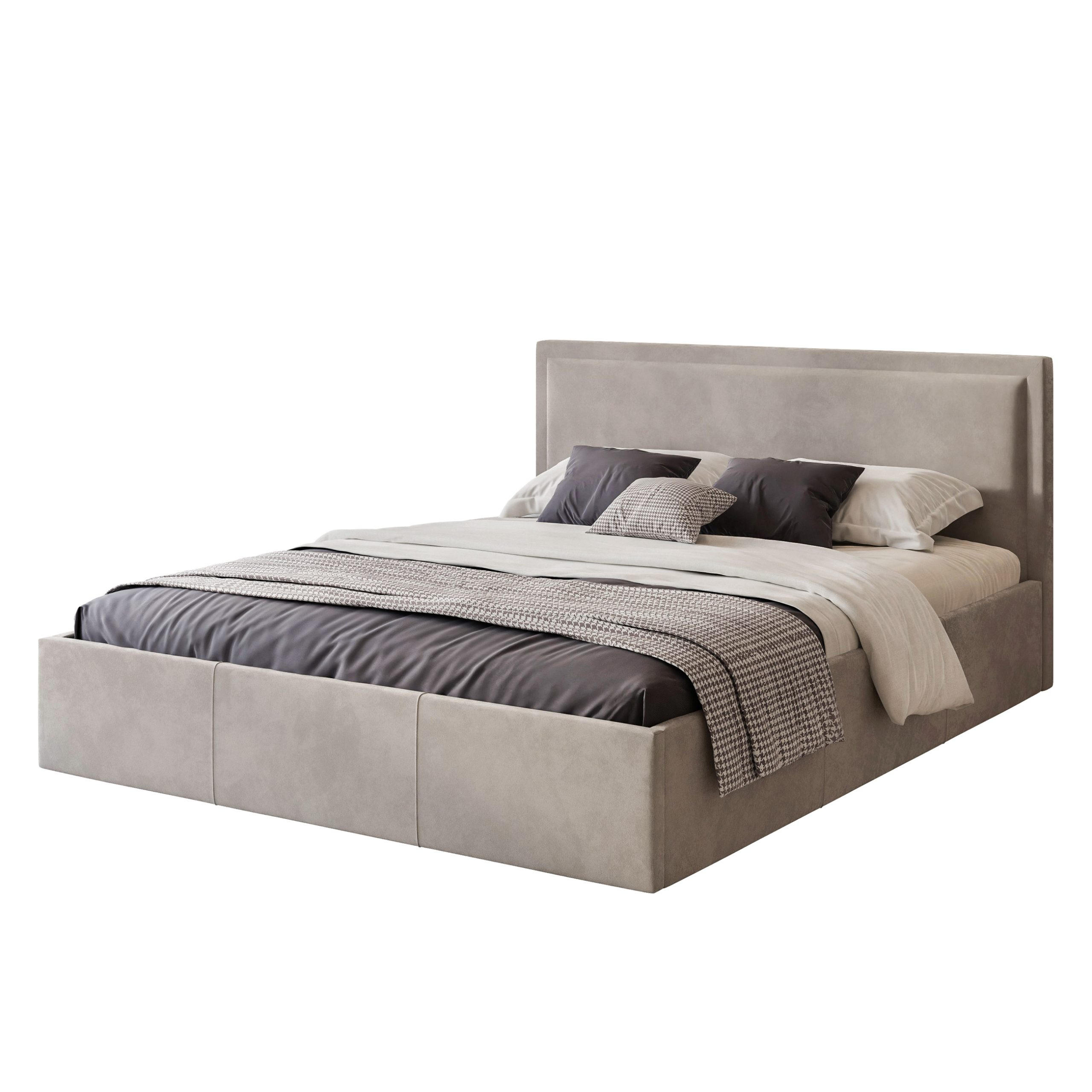 Fedve POLŠTÁŘOVÁ POSTEL Osterne 160x200 cm, taupe