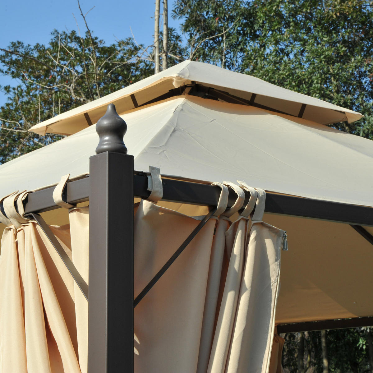 PAVILLON Beige 1 Stück - Beige, Naturmaterialien (300/275/300cm) - GiPP