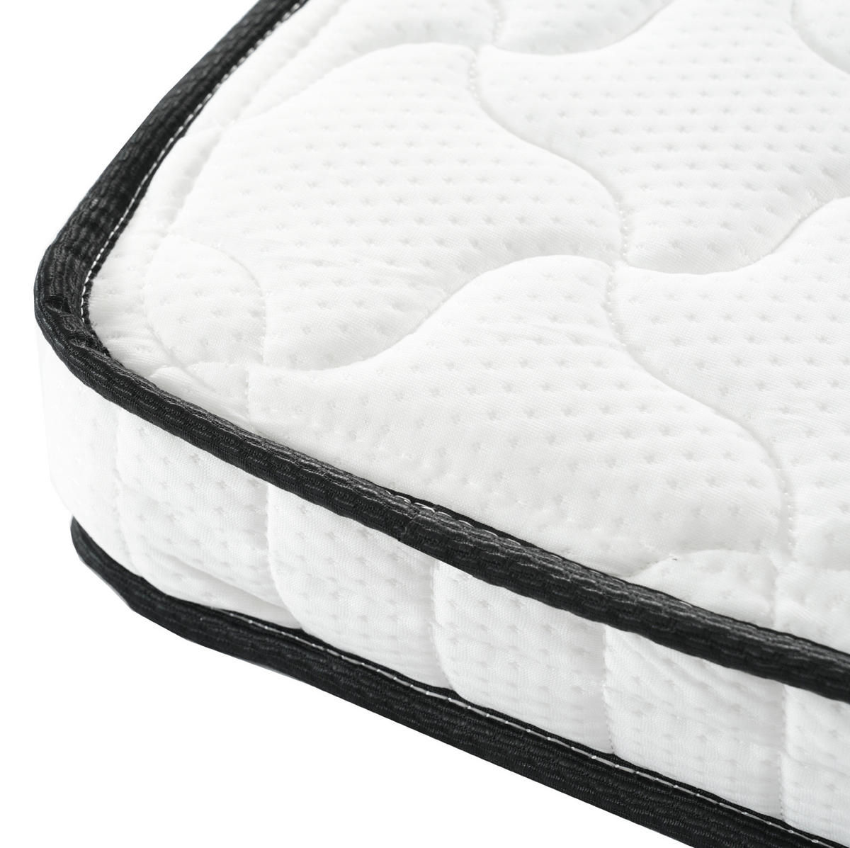 HOCHBETT 90/200 cm grau mit Stauraum und abnehmbarem Trolley mit Matratze - Grau, Holzwerkstoff (90/200cm) - OKWISH