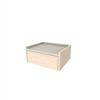 NACHTTISCH Brisa Sonoma Eiche, Sandstein 42/35/18,2 cm - Sonoma Eiche, Holzwerkstoff (42/18.2/35cm) - Decortie