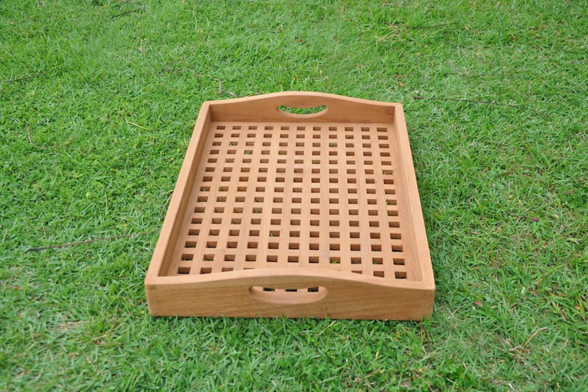 TABLETT Bawa Braun - Braun, Holz (46/51/82cm) - Concept Usine