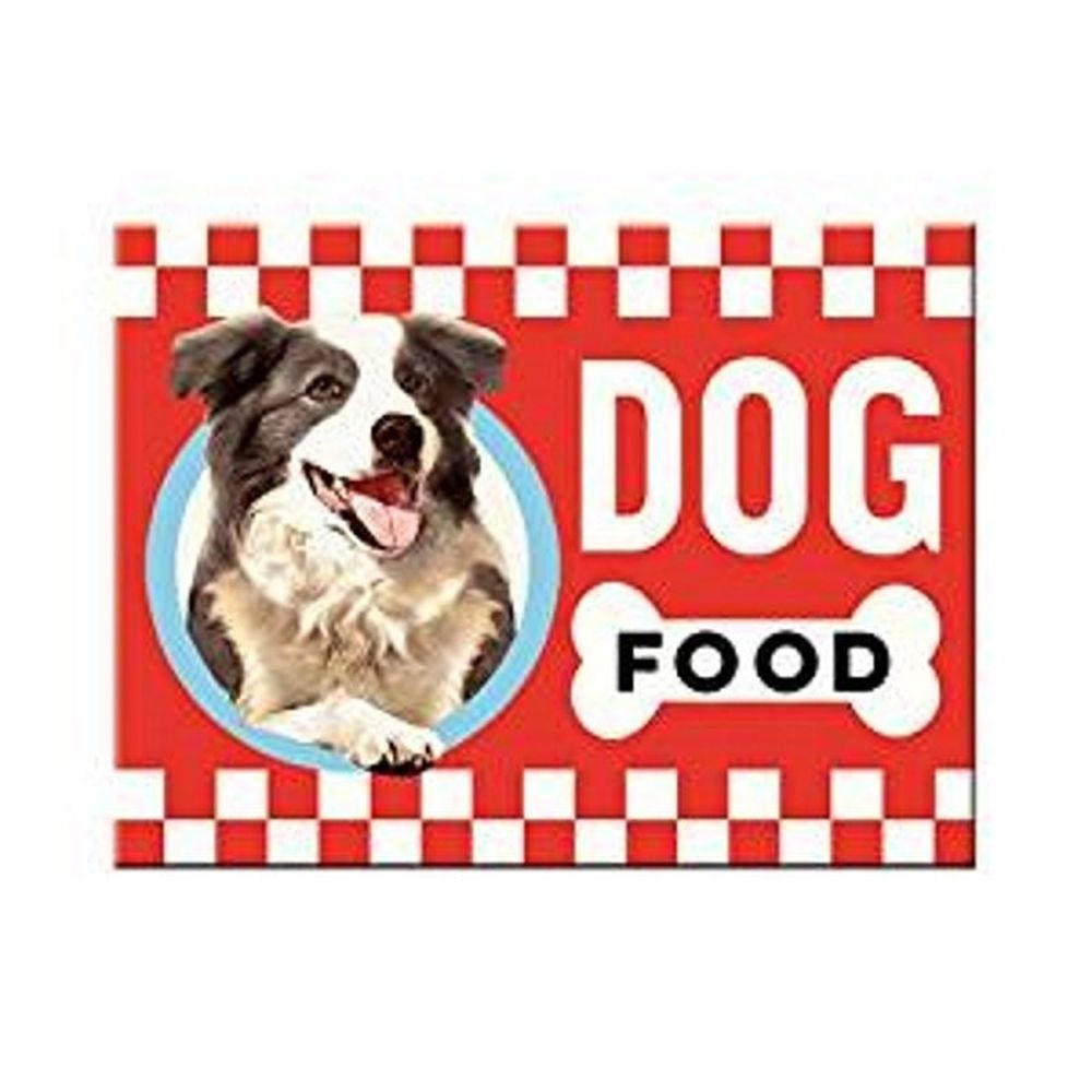 MAGNET 6/8 cm Animal Club Dog Food - Multicolor, Metall (8/6/0.1cm) - Nostalgic-Art