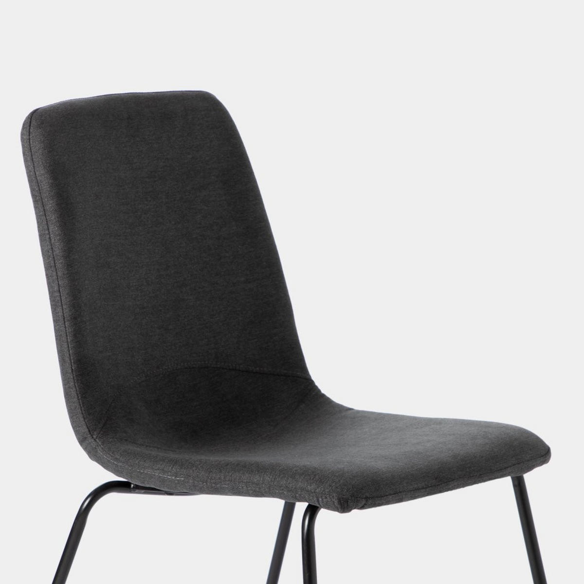 ESSZIMMERSTUHL Ander Grau 52 cm x 86 cm - Grau, Textil (52/86/51cm)