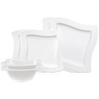 BASIC-SET NewWave weiß 6er Set - Weiß, Keramik (1/1/1cm) - Villeroy & Boch