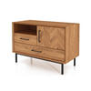 KOMMODE LEON Wildeiche - Wildeiche, Holz (97/65/45cm) - byoak