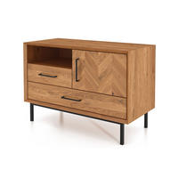 KOMMODE LEON Wildeiche - Wildeiche, Holz (97/65/45cm) - byoak