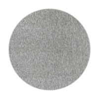 TEPPICH Kurzflor Unifarben Polypropylen saugroboter Wohnzimmer Hellgrau Rund 200x200 - Hellgrau, Textil (200/200cm) - KADIMA DESIGN