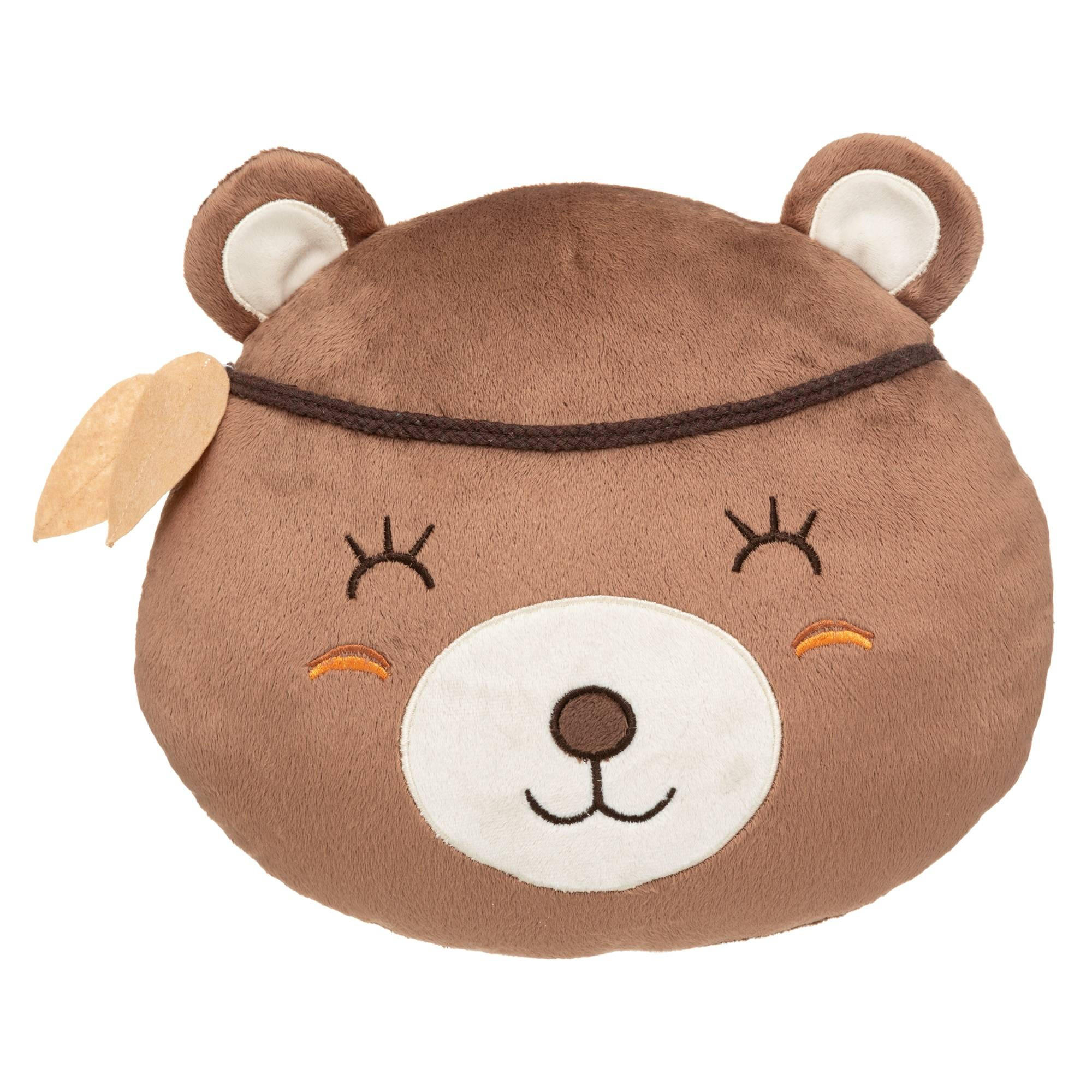 Atmosphera for kids Zierkissen Braun 10x30 cm