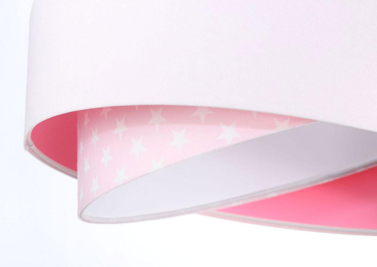 HÄNGELEUCHTE Rosa 50/23 cm - Pink, Kunststoff (50/1/23cm) - ONZENO