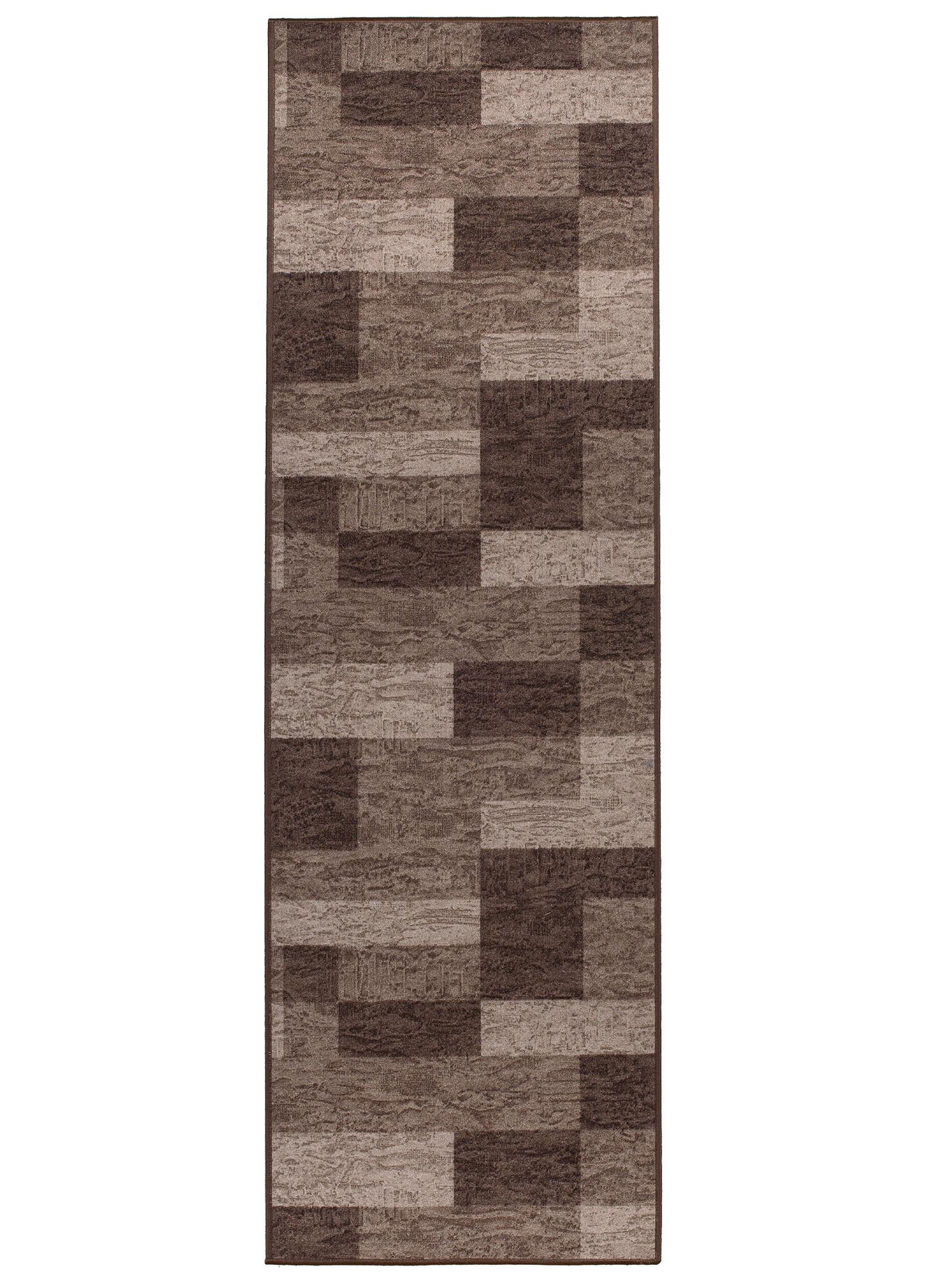 TEPPICHLÄUFER Anti-Rutsch Braun rutschfest Gummiunterlage 67/1200 cm - Braun, Textil (67/1200cm) - Tapiso