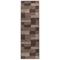 TEPPICHLÄUFER Anti-Rutsch Braun rutschfest Gummiunterlage 67/1200 cm - Braun, Textil (67/1200cm) - Tapiso