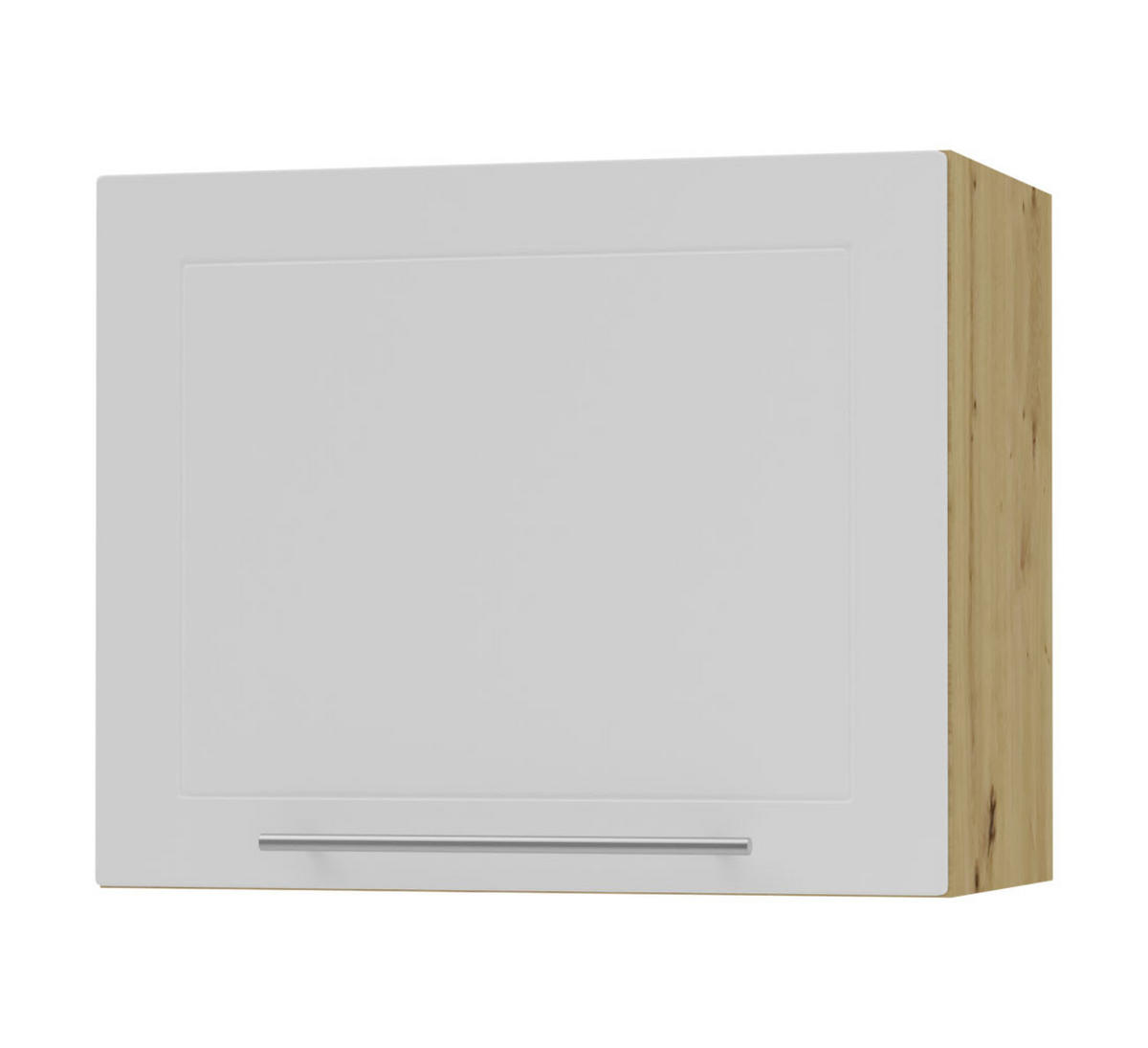 KLAPPHÄNGESCHRANK Kvantum W8/60 Weiß Matt / Eiche Artisan Matt 60 / 32,5 / 50cm - Eiche Artisan/Weiß, Holz/Holzwerkstoff (60/50/32.5cm) - Feldmann-Wohnen