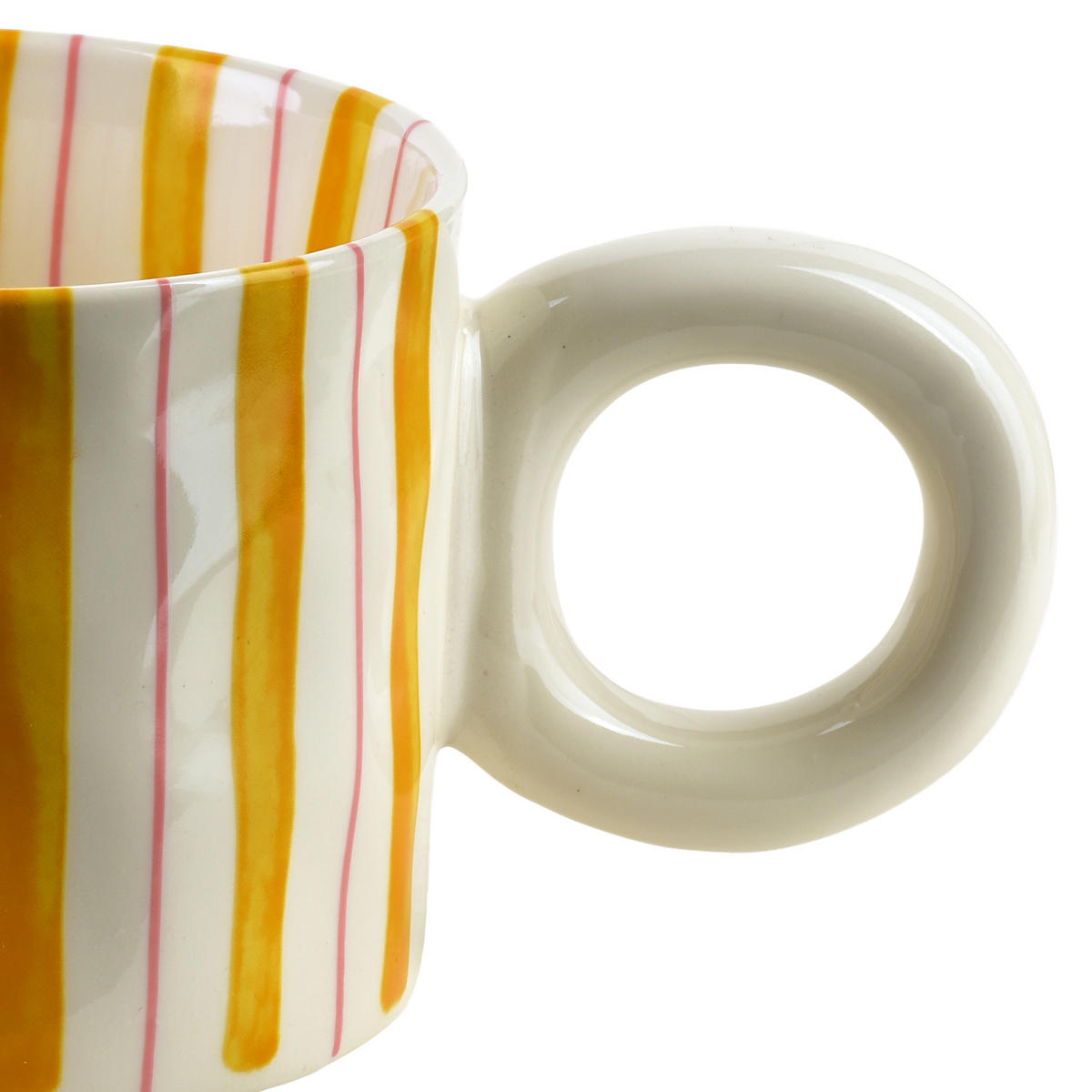 BECHER Rodi orange 10/15.5/8 cm Porzellan - Orange, Keramik (0.38L) - Mondex