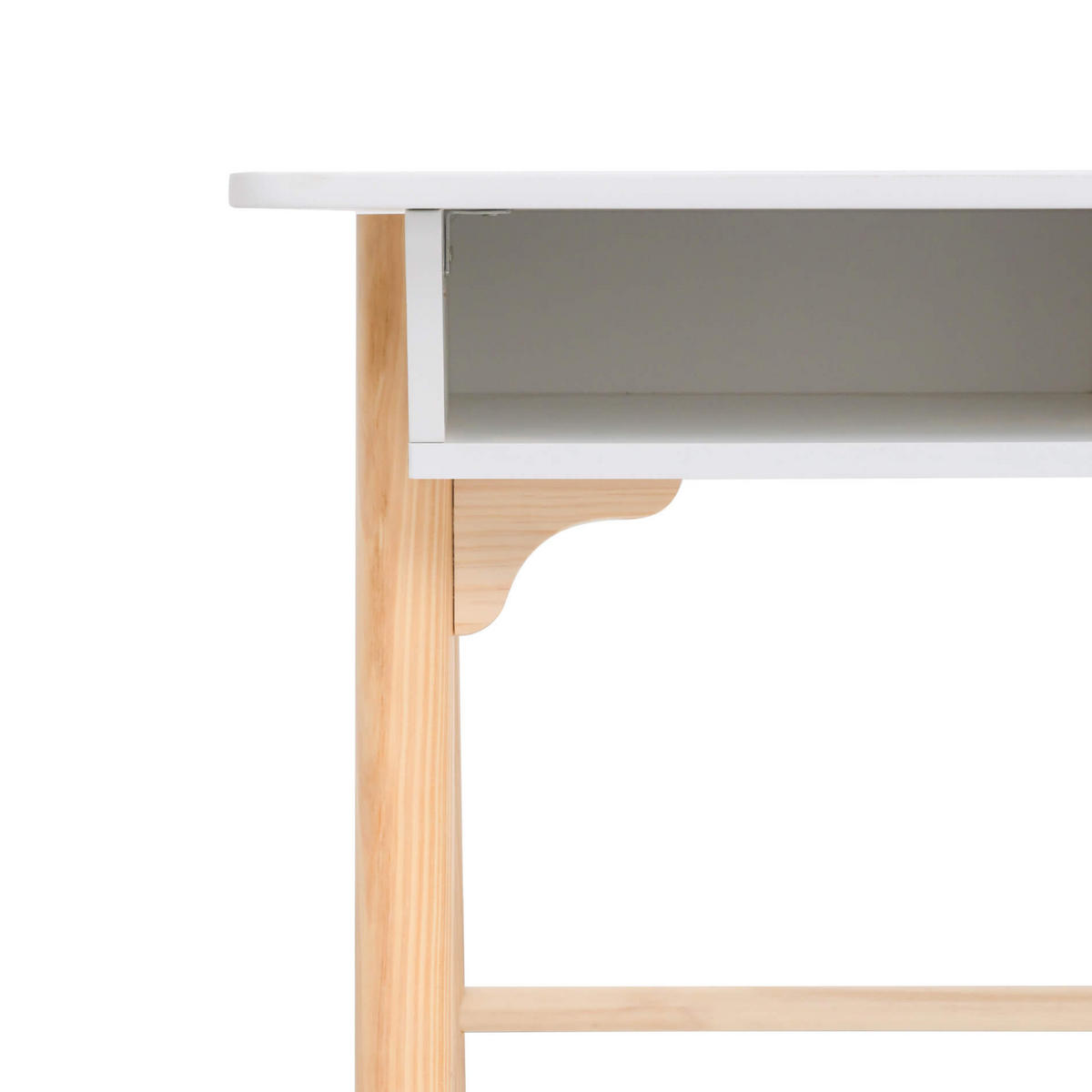 KINDERTISCH Weiß 50/90/70 cm - Weiß, Holzwerkstoff (90/70/50cm) - Mobili Rebecca
