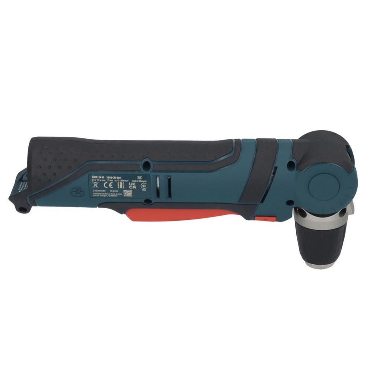 BOSCH Professional GWB 12V-10 Akku Winkelbohrmaschine 12 V 11 Nm + L-Boxx ( 0601390909 ) - ohne Akku, ohne Ladegerät - Multicolor, Kunststoff (44.5/360/12cm) - Bosch Professional