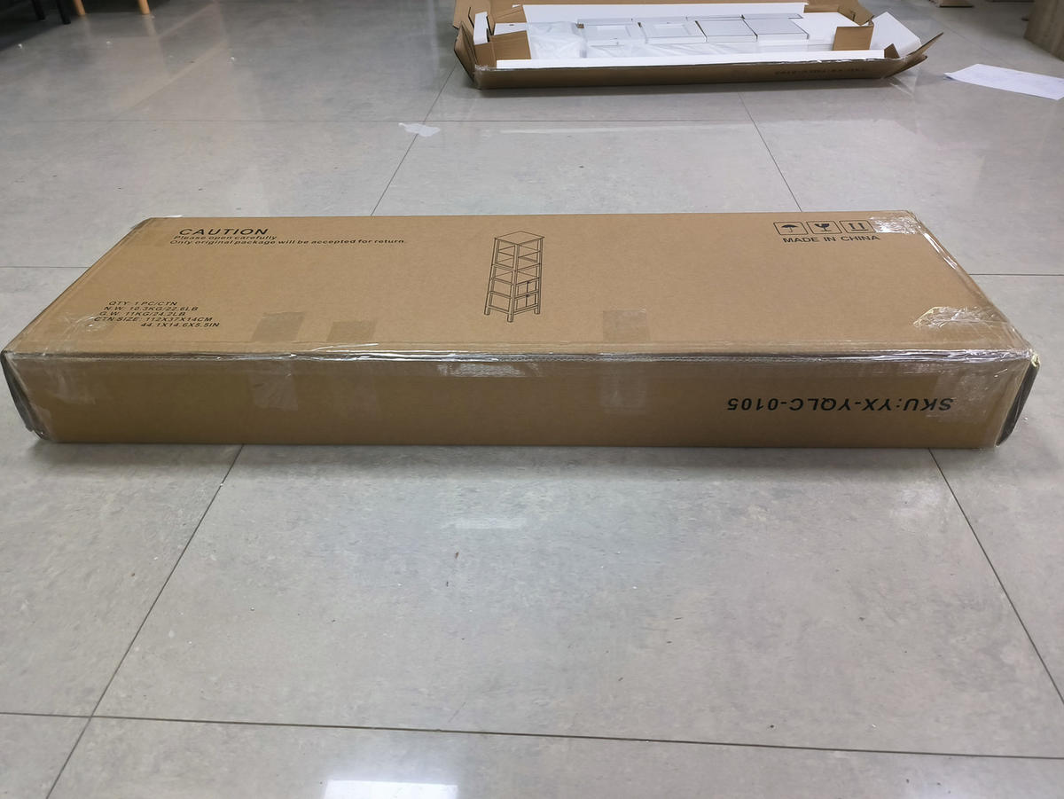 HOCHSCHRANK 20x30x160 cm Weiß aus Spanplatte mit 2 Schubladen & 3 offenen Regalen - Weiß, Holzwerkstoff (20/160/30cm) - Modfu