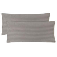 KISSENBEZUG, 2er-Set, 40x80 cm, 100% Baumwolle, Grau - Grau, Textil (40/80cm) - Zollner