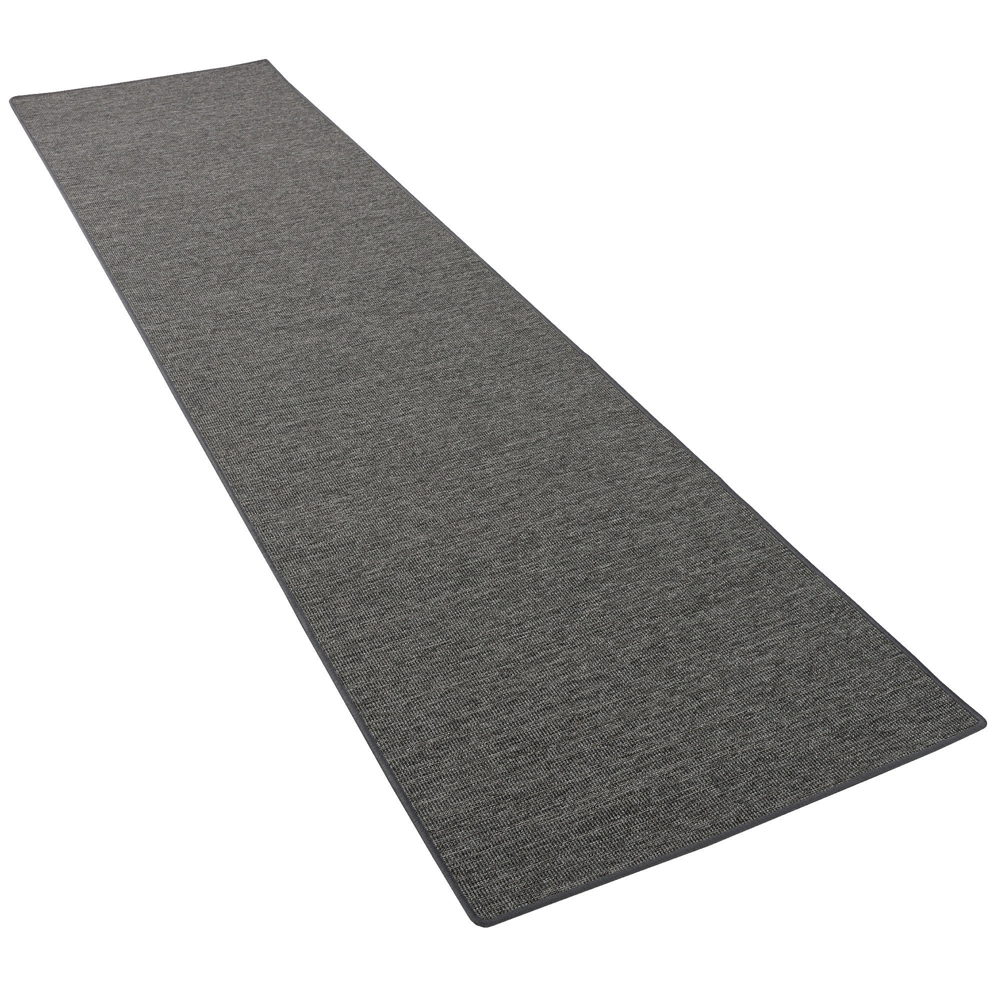 Thumbnail - Snapstyle Sisal-Optik, Anthrazit, Textil, 80x240 cm, Teppiche & Böden, Teppiche, Teppichläufer