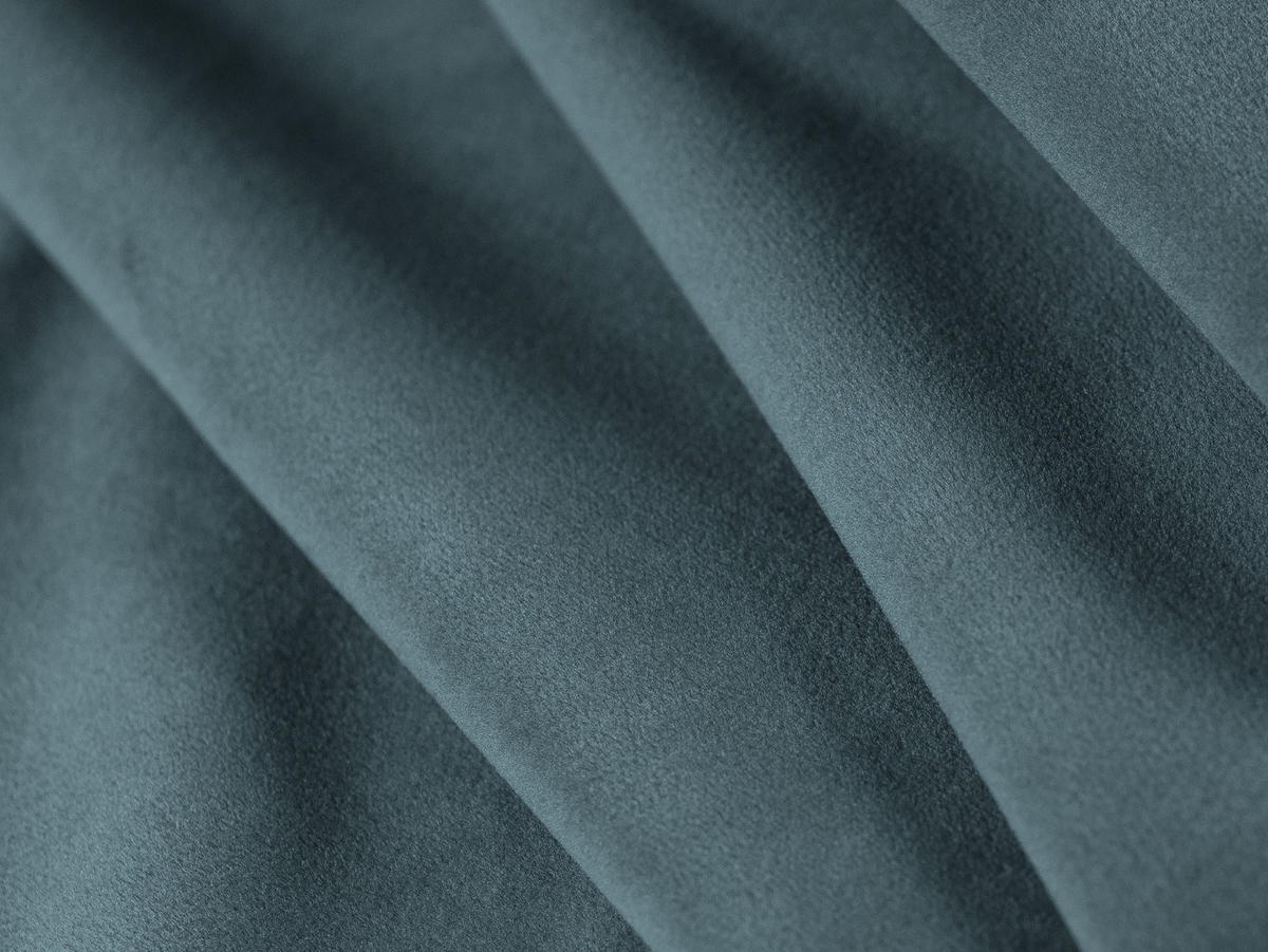 SOFA modular Bloom aus Samt pastellblau 3 Sitzplätze - Pastellblau, Textil (106/95/232cm) - Micadoni