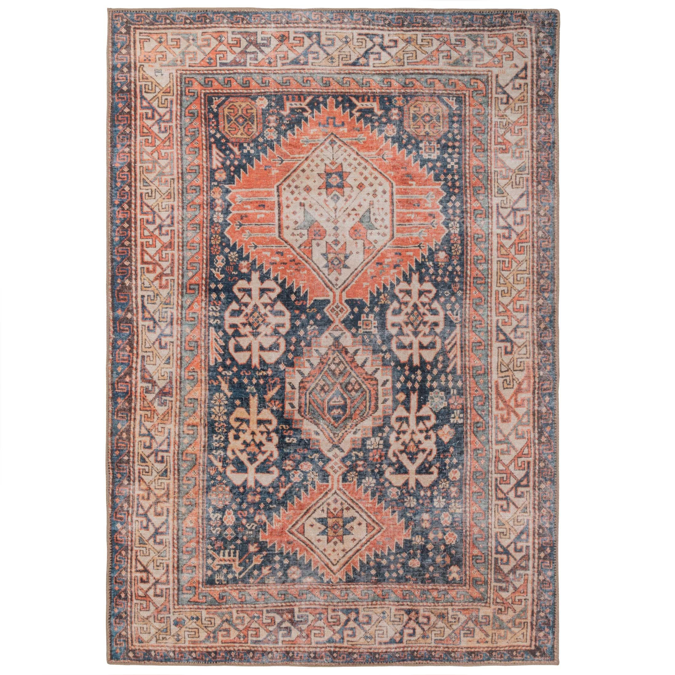 FLACHWEBETEPPICH Perla Multi - Orange, Textil (240/330cm) - Kukoon Rugs