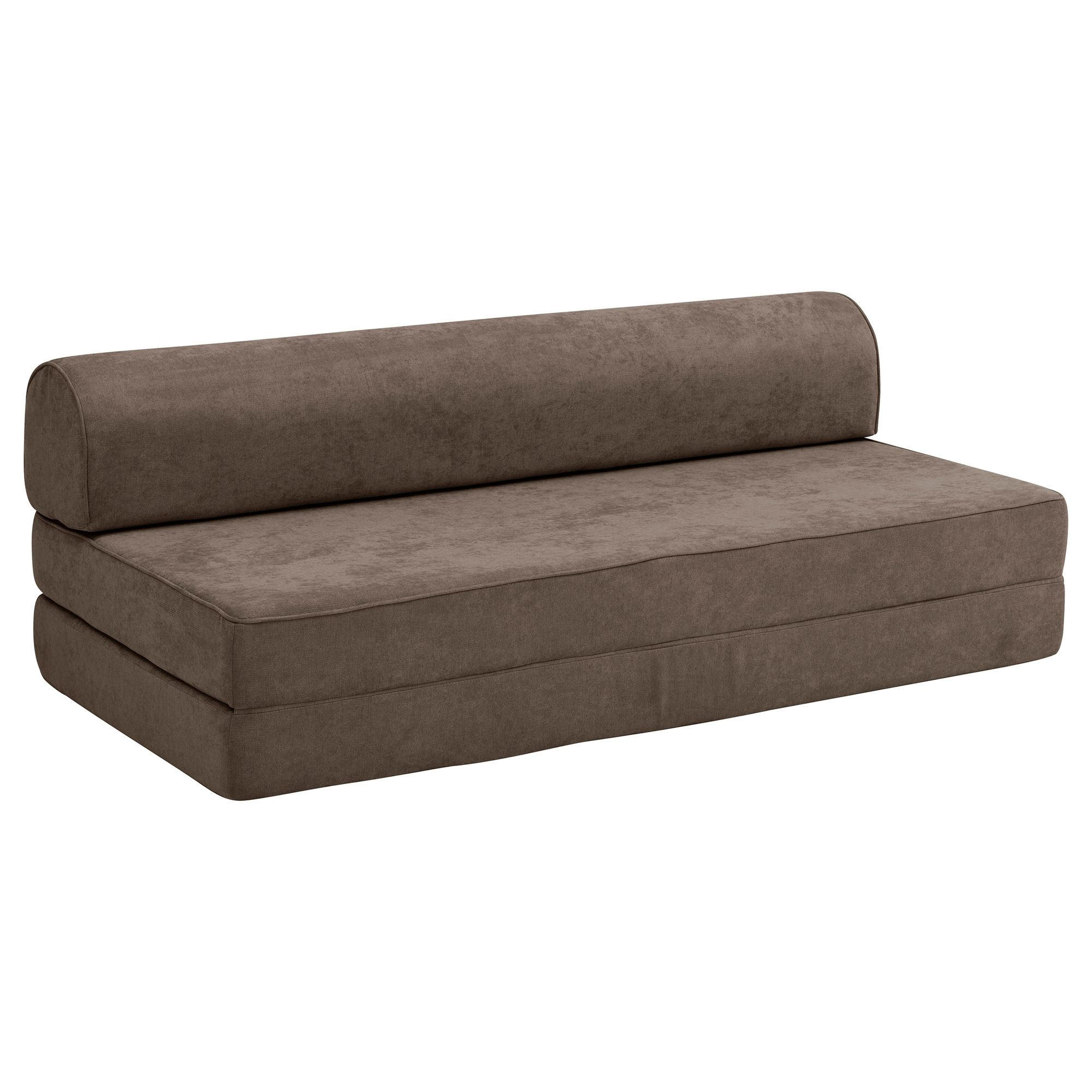FALTSOFA Katusha Flachgewebe schoko - Mokka, Kunststoff (80/57/160cm) - 58aufmkessel