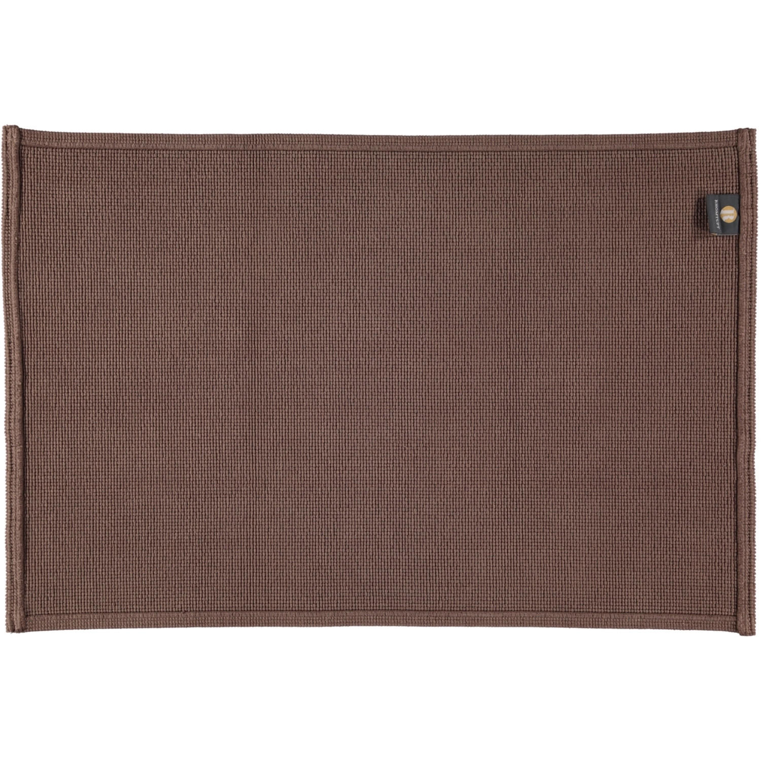 BADEMATTEN PLAIN TAUPE - 58 - Taupe, Textil (60/90cm) - Rhomtuft