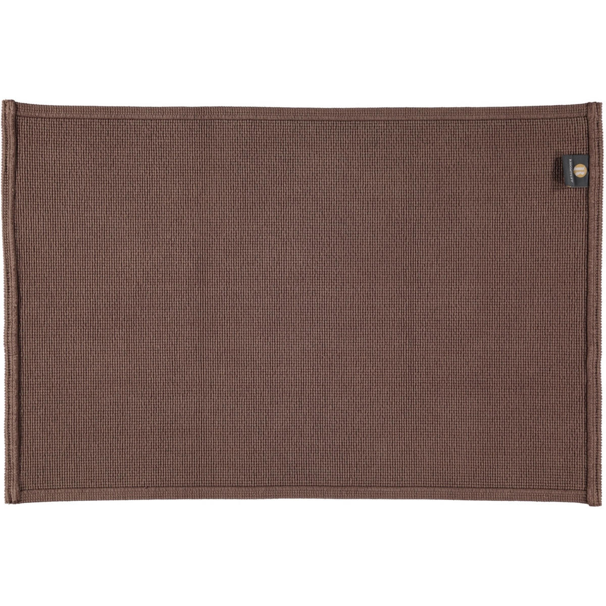 BADEMATTEN PLAIN TAUPE - 58 - Taupe, Textil (60/90cm) - Rhomtuft