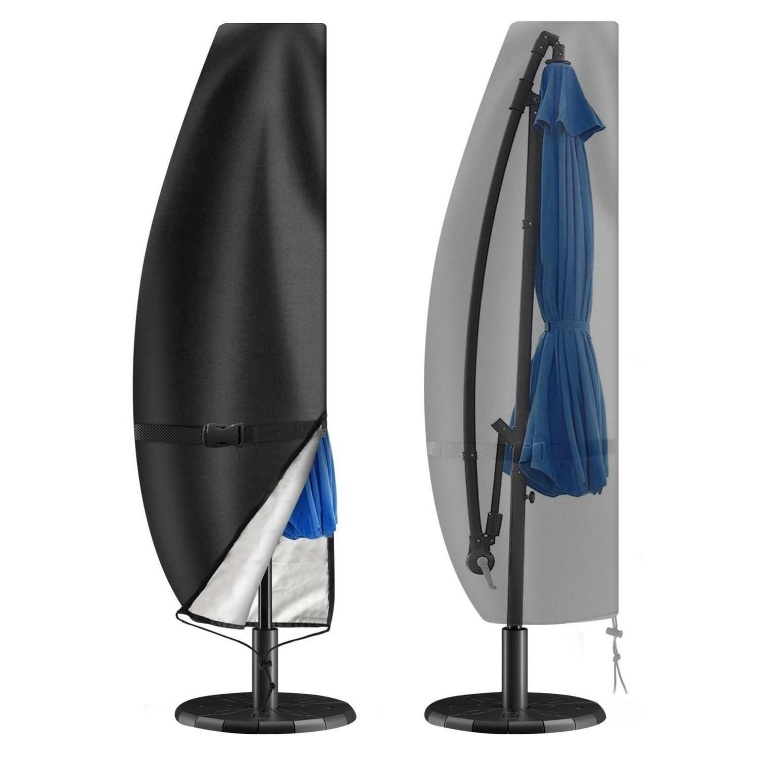 SONNENSCHIRM Schutzhülle 280 cm Wasserdicht 420D Oxford - Schwarz, Kunststoff (45/280/80cm)