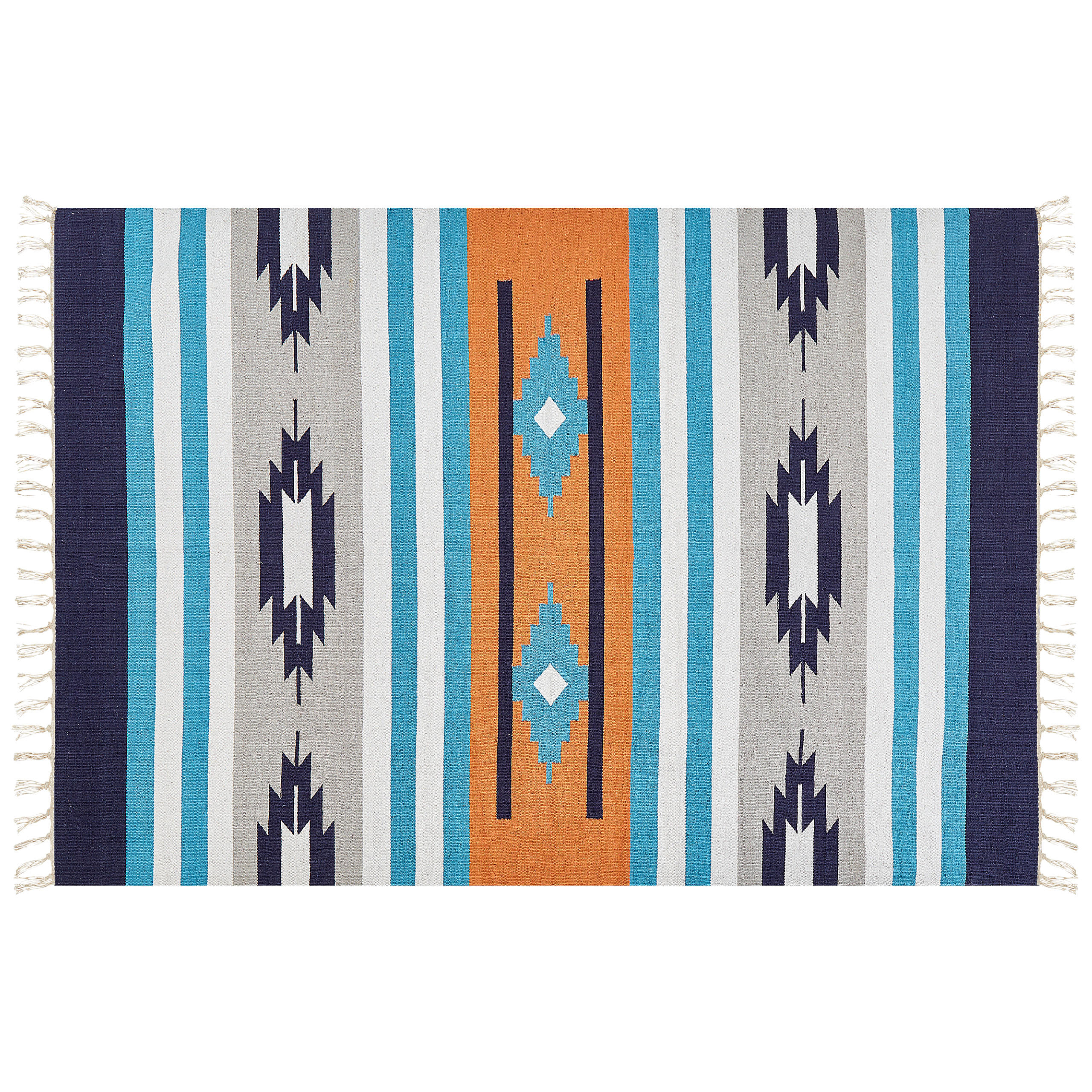 KELIM-TEPPICH Noratus 300/200 cm - Multicolor, Textil (200/300cm) - Beliani