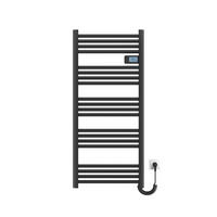 HEIZKÖRPER Elektrischer Handtuchhalter Schwarz 120/54/4,3 cm - Schwarz, Metall (54/120/4.3cm) - EMKE