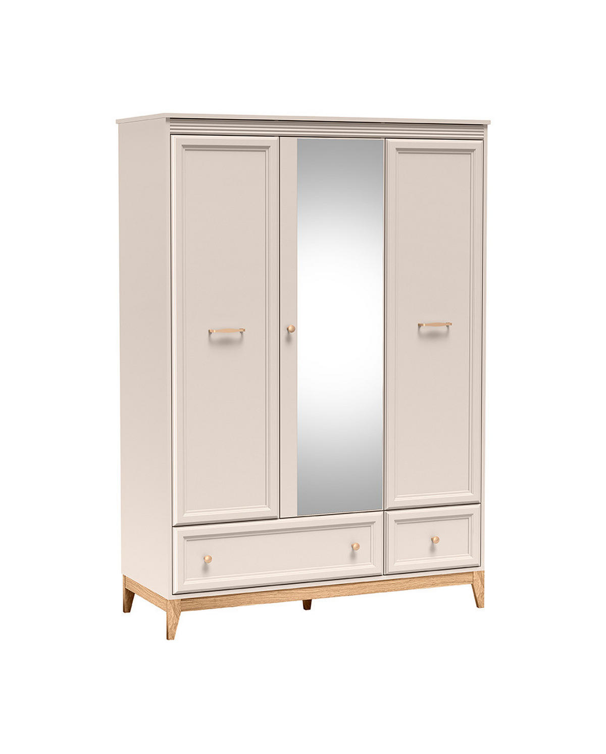 KLEIDERSCHRANK Windsor 15 Kashmir - Kaschmir, Holzwerkstoff (135.5/193/54.5cm)