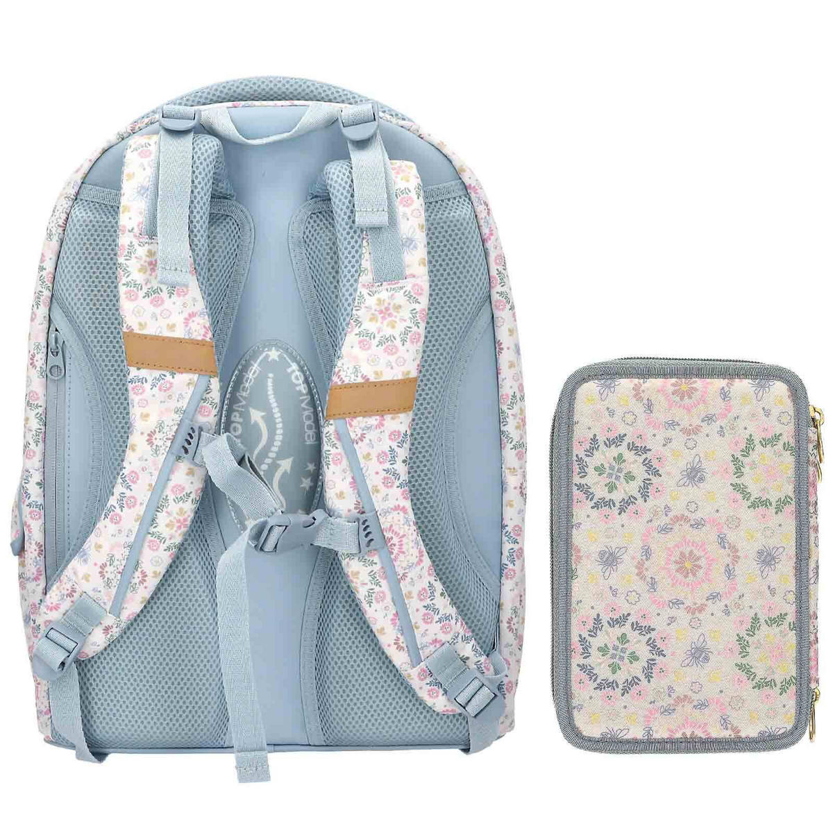 SCHUL-SET FESTIVAL FUN TOPModel hellblau 2er Set - Hellblau, Textil (2/2cm) - Depesche Germany