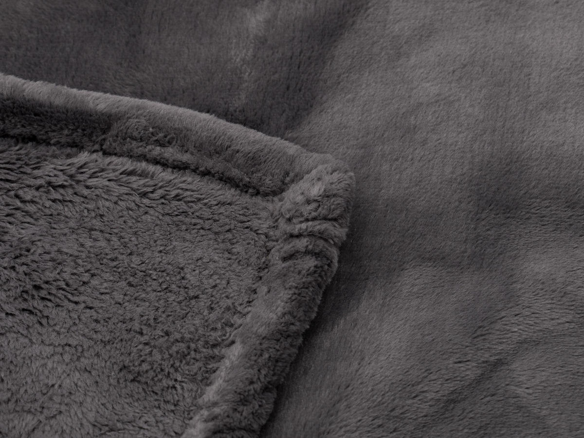 KUSCHELDECKE, 150x200 cm, 100% Polyester, Grau - Anthrazit, Textil (150/200cm) - Zollner