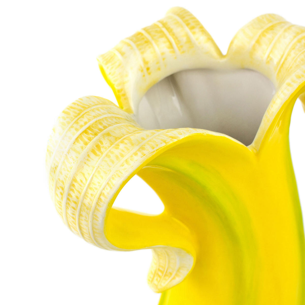 BLUMENVASE Banana Romance, Dolomit, Gelb, 21.8 cm - Gelb, Keramik (21.8cm) - Donkey Products